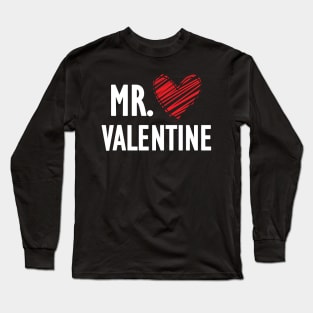 Mr. Valentine w Long Sleeve T-Shirt